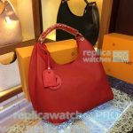 Top Quality Clone L---V Red Taurillon Leather Ladies Shoulder Bag